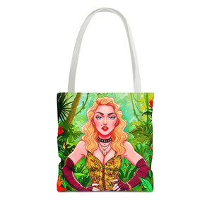 World Artist Parody Series "Madana" No.1 Tote Bag , Unique shoulder bag for Funny Music lovers