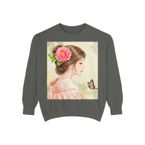 World Butterfly Ukiyoe Series No.2, Sweatshirt, Gift for Nature Lovers, Unique Butterfly Art Jumper, Unisex Pullover, Vintage Style