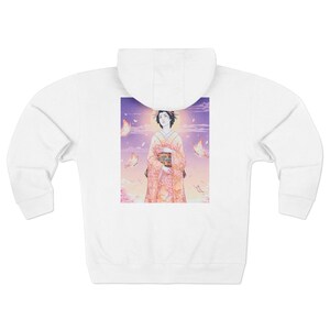 Butterflies of the World Ukiyoe Series NO.25, Unisex Zip Hoodie -Vintage Nature Lovers Gift, Japanese Art, Botanical Clothing, Unique Hooded