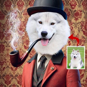 Custom Pet Portrait 3D Portrait - Cartoon from Photo, Unique Gift for Pets, Cartoon Style Gift for Pets, Digital Download