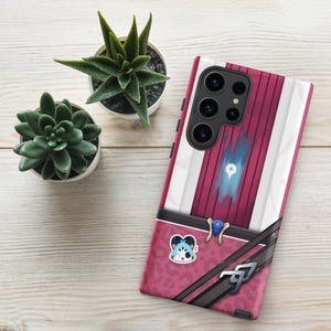 Unofficial Fanmade Raora Panthera Hololive English Justice Vtuber Anime Cute Tough Phone Case for Samsung