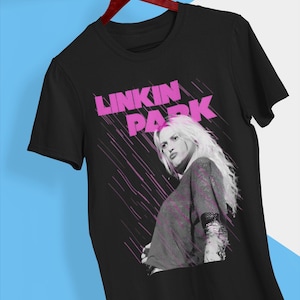 Emily Armstrong Pout Pose T-Shirt | Linkin Park Rock Vocalist Fan gift | Unisex Black Gildan Tee, & Sweatshirt | Alternative Rock Style