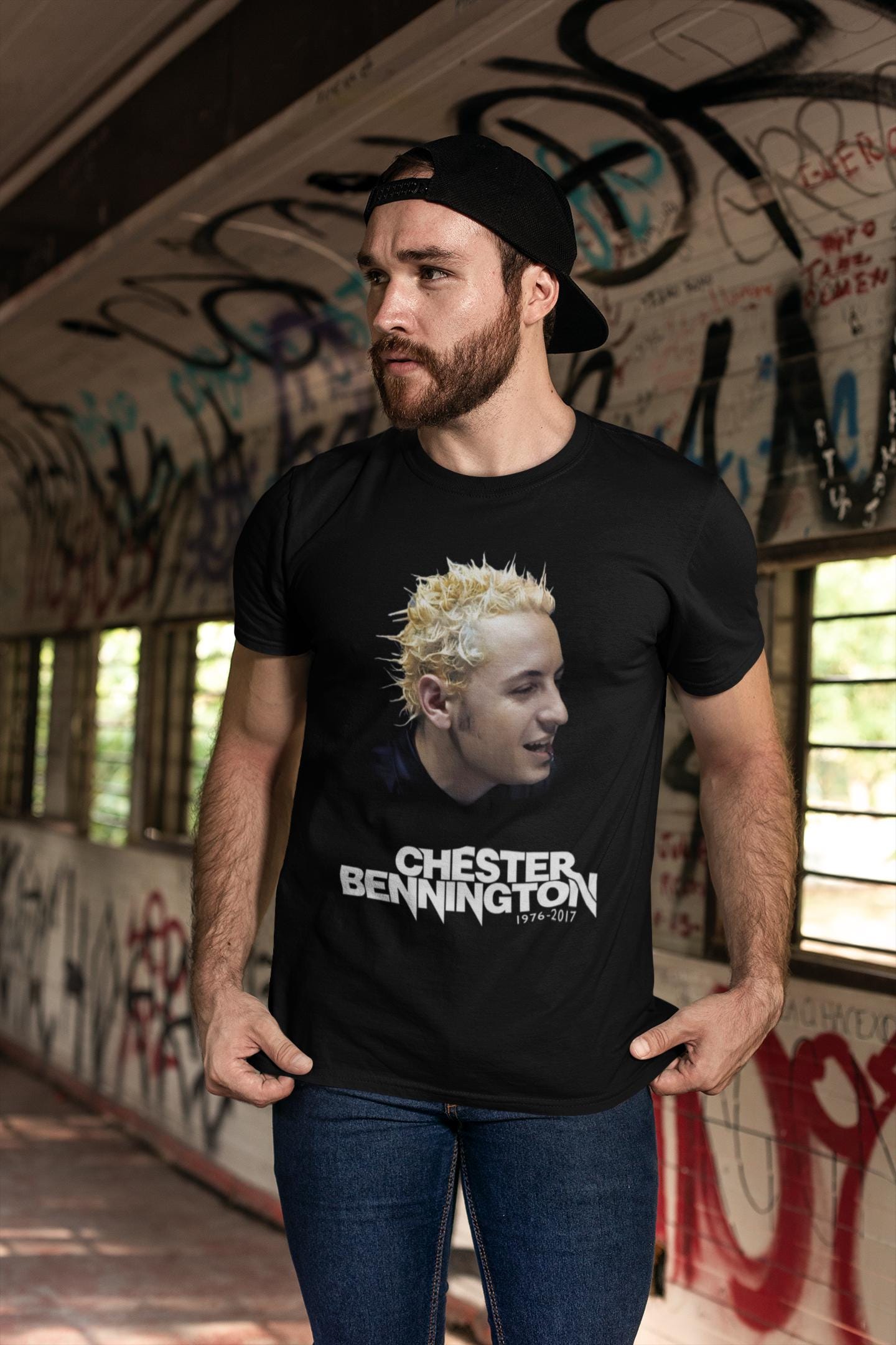 【新品2XL】 LINKIN PARK Chester Bennington T Linkin Park Chester Bennington T-Shirt