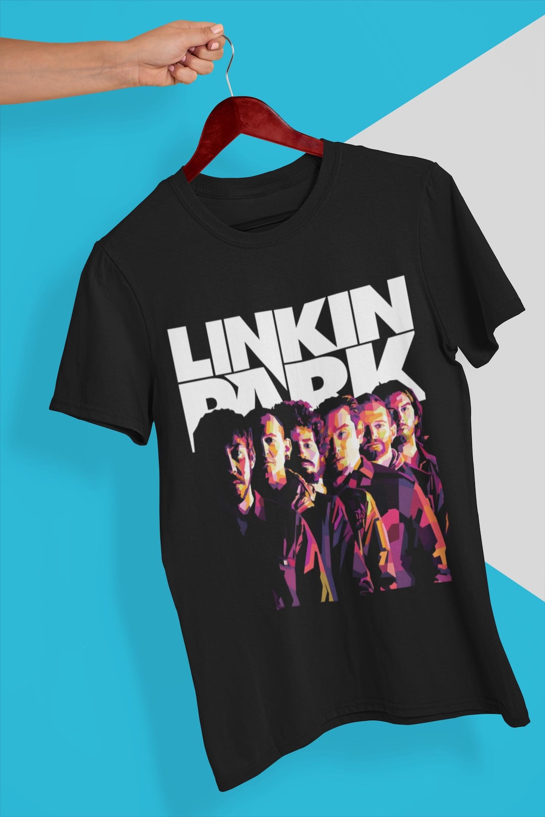 Linkin Park Vintage 2007 Band Members T-shirt | Classic Rock