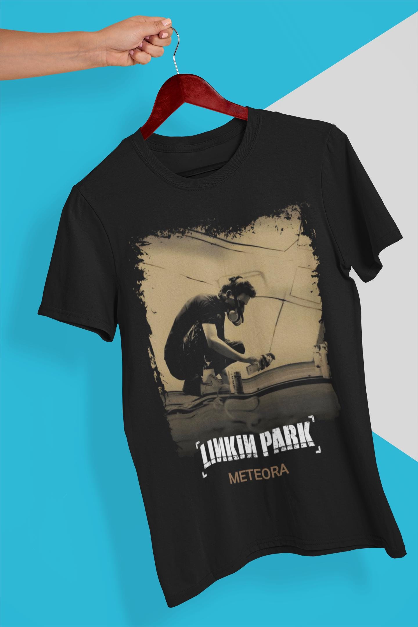 Linkin Park Meteora Tシャツ 2003年ツアー Vintage Linkin Park 2003 Meteora Double Sided Black T-Shirt
