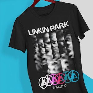 Linkin Park From Zero 2024 Tour T-Shirt | Emily Armstrong Mike Shinoda LP Band Vivid Art | Nu Metal Fan Merch | LP Black Tee and Sweatshirt