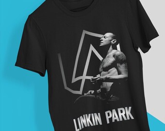 New LINKIN PARK Chester Bennington Custom Vinyl T-shirt S,M