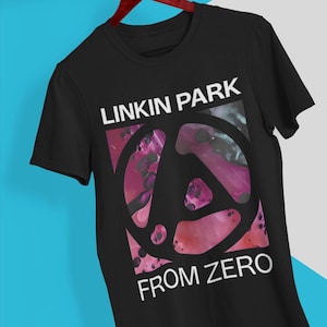 Linkin Park From Zero Logo Large Print T-Shirt | Linkin Park Logo Sweatshirt | Unisex Nu Metal Rock Band Merch, Fan Gift Concert Tee