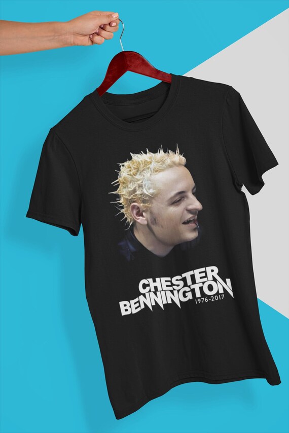 Chester Bennington Golden Hair Linkin Park Tribute Graphic T