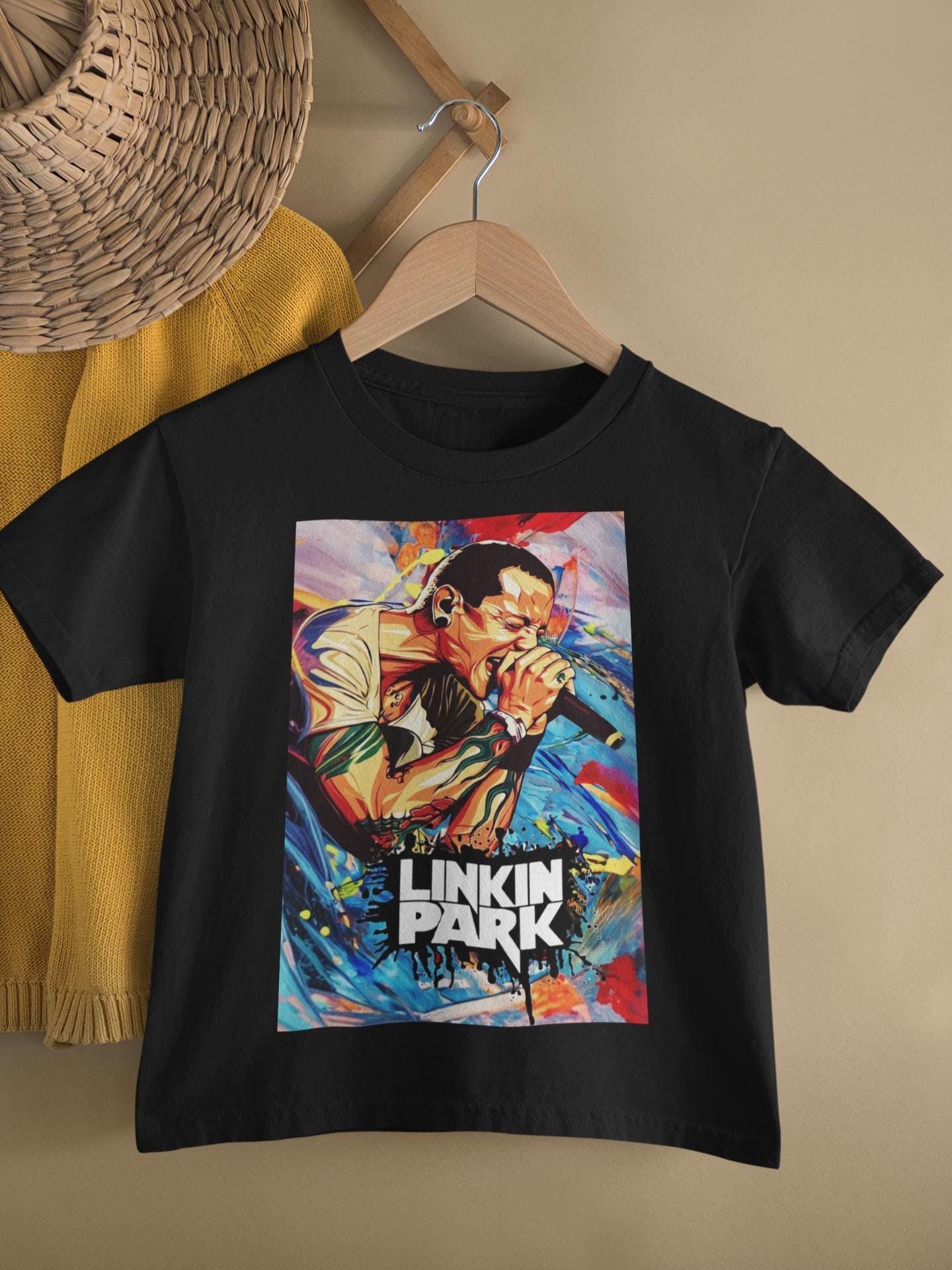 Chester Bennington Tribute Kids T-Shirt: Linkin Park Black Tee