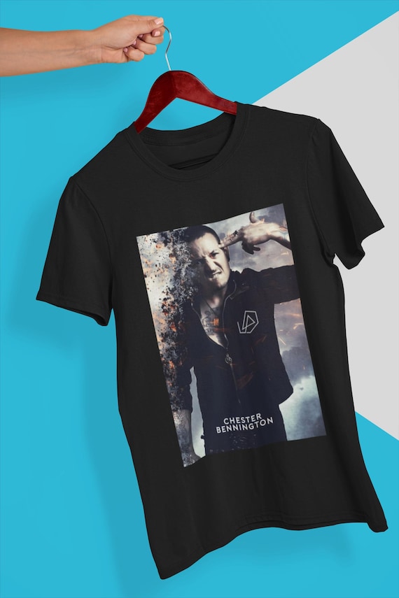 Chester Bennington Cool Poster T-shirt | Linkin Park Graphic