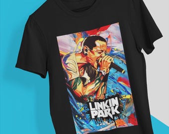 Chester Bennington Tribute Tee: Vibrant Linkin Park Fan Merch