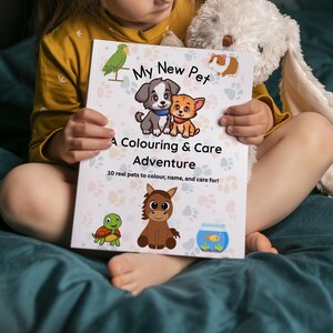 Pet Care Coloring Book: Animal Activity, Ages 4-8 (PDF Download)