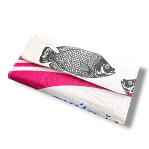 Recycled Tri-fold Snap Wallet