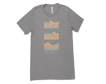 Phases Unisex Graphic T-Shirt - Grey