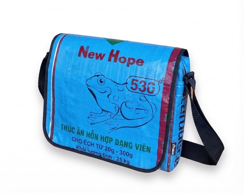 Bolso bandolera clásico reciclado Blue Frog