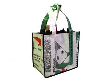 Six Bottle Sustainable Wine Bag