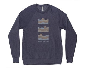 Phases Unisex Crew Sweatshirt Fleece