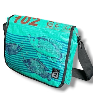 Bolso bandolera clásico reciclado Green Fish