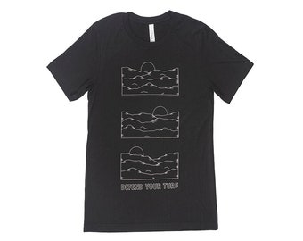 Phases Unisex Graphic T-Shirt - Black