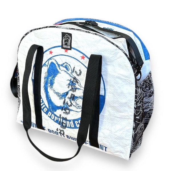 Recycelte Bowler-Handtasche