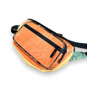 Sustainable Moon Bag Fanny Pack Yellow Tangerine