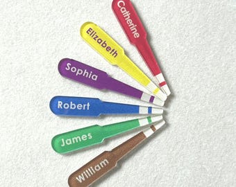 Personalized Acrylic Cribbage Pegs • Full Color, Set of 3