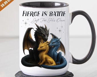Fourth Wing Dragon Rider Ceramic Mug, Bookish Gift