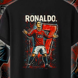 Cristiano Ronaldo SVG & PNG | Ronaldo Shirt Design | CR7 Siuu PNG | Ronaldo Photo Print | Digital Ronaldo 7 Cricut File | Ronaldo Cr7 Png |