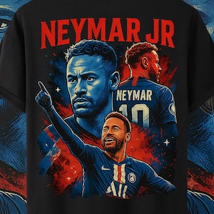 Neymar Jr SVG | Neymar PNG | Neymar T-Shirt Design | Soccer Sublimation | Football Art Print | Neymar PNG for Cricut | Digital Download