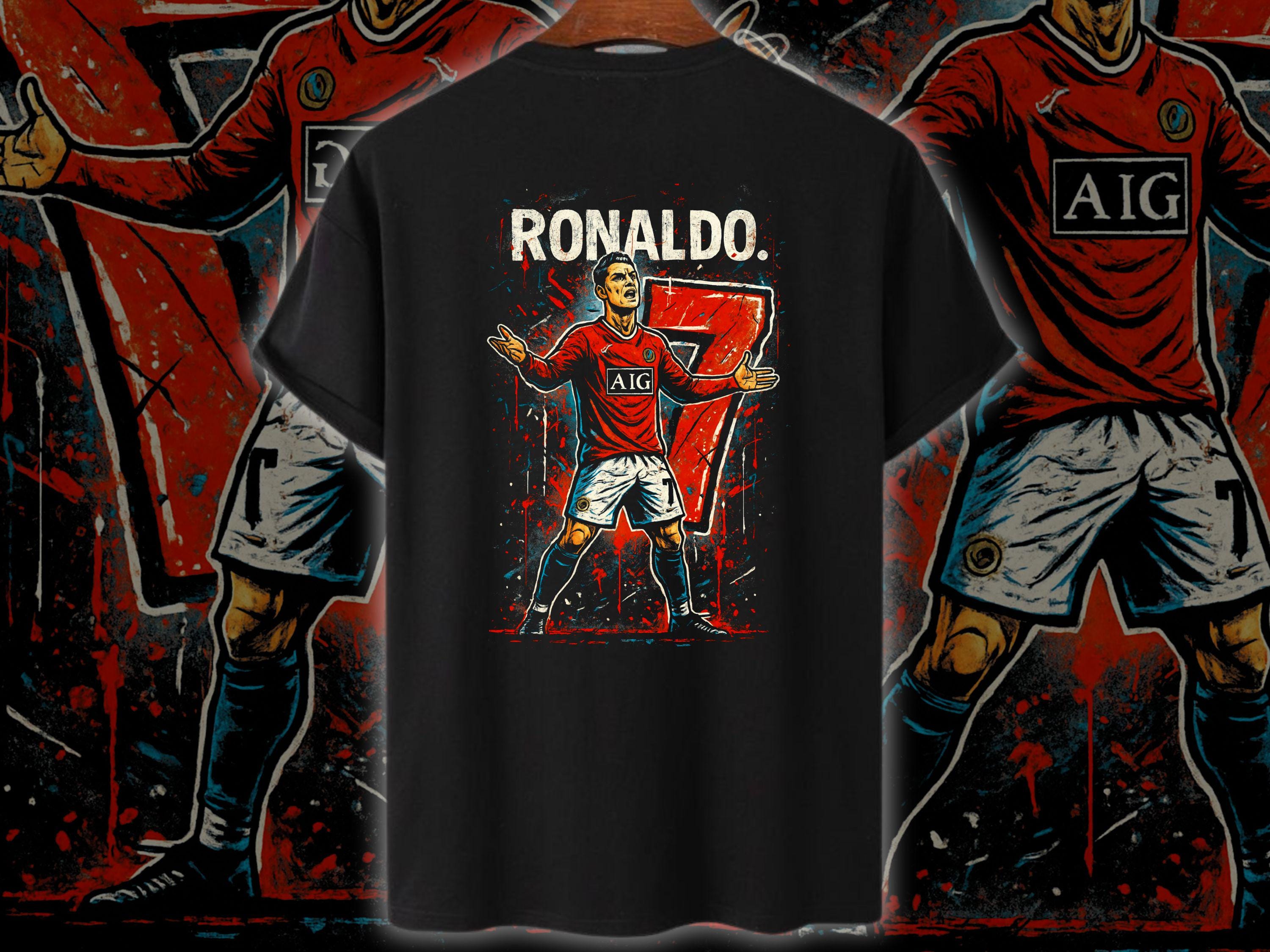 Cristiano Ronaldo CR7 Design: Football Fan SVG & PNG (Digital Download)