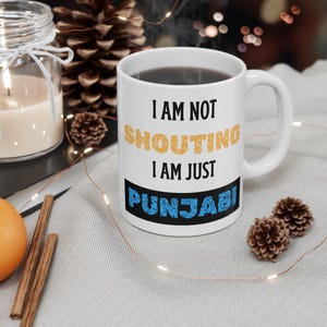 Chai Lover Mug, Punjabi Humor, South Asian Joke, Funny Quote Cup, Gift for Chai Drinkers, Desi Tea Drinker, Indian Tea Mug, Hilarious Coffee