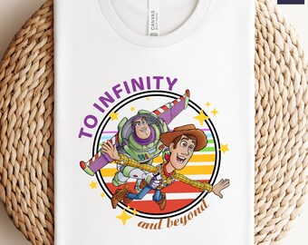 Toy Story Characters Comfort Colors Tee - To Infinity and Beyond Shirt