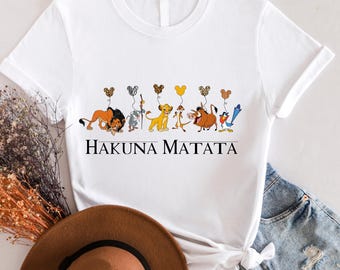 Disney Lejonkungen-tröja, Hakuna Matata-tröja, Simba och Nala-tröja, Disney Vilda Musse Pigg-tröja, Disney Safari-tröja, Djurriket-tröja