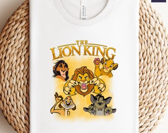 Disney Lejonkungen-tröja, Hakuna Matata-tröja, Simba och Nala-tröja, Disney Vilda Musse Pigg-tröja, Disney Safari-tröja, Djurriket-tröja