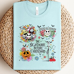 Nightmare Before Christmas Shirt, Jack Skellington Halloween Shirt, Disney Halloween Shirt, Trick or Treat Tee, Spooky Season Shirt image 12