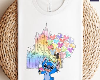 Stitch Shirt, Disney Tee, Disney Stitch Shirt, Stitch Disneyworld Shirt, Disney Vacation Shirts, Disney Castle Shirt, Magic Kingdom Shirt