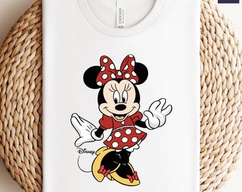 Retro Minnie Mouse Shirt: Disneyland Family Holiday T-Shirt