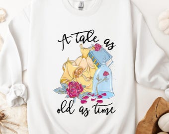 Vintage Belles Book Club Shirt, Tale as Old as Time Shirt ,Princess Shirts, Belle's Books Shirt,Gift For Book Lover Shirt,Comfort Colors Tee