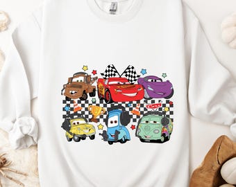 Disney Cars Shirt, Lightning McQueen Mater Pixar T-Shirt, Radiator Springs Racing Disney Trip Shirt, Kindergeburtstag Auto Grafikshirt