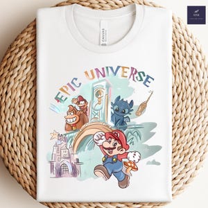 Epic Universe Shirt, Orlando Park Epic Universe Shirts, Coquette Bow Mario Baby Tee Crop Tank, How To Train Your Dragon Shirt, Magic Kingdom