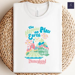 Happiest Place on Earth Shirt, Magic Kingdom Shirt, Disney Castle Floral Shirt, Magical World Shirt, Magical Kingdom, Disney World Shirt