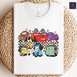 Disney Cars Shirt, Pixar Lightening McQueen Tee, Tow Mater T-Shirt, Sally Carrera Doc Hudson Shirt, Disneyland Family Trip Tee, WDW Gift Tee