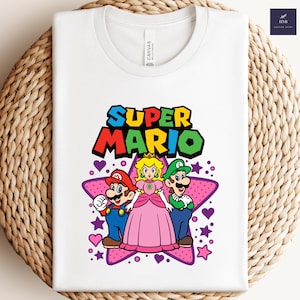 Comfort Colors Vintage Super Mario Bros. Tee: Retro 1985 Style