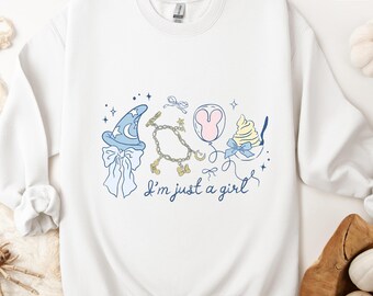 Chemise fille Disney, t-shirt coquette avec noeud, chemise voyage Disney esthétique pastel, t-shirt tenue de parc mignon, cadeau chemise magique de style girly