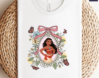Maglietta Disney Moana Hei Hei Rooster e Pua Coquette Bows, Maglietta Disney Moana 2, Maglietta Disney Moana Maui, Maglietta coordinata Magic Kingdom