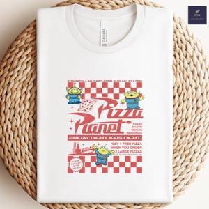 Disney Alien Pizza Planet Shirt, Disney Toy Story Pizza Planet Shirt, Pizza Lover Shirt, Disney Snacks Shirt, Pizza Planet Matching Shirt