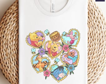 Coquette Bow Winnie The Pooh Shirt, Pooh And Friends Tshirt, Disney Pooh Shirt, Pooh T-Shirt, Pooh Bear And Co Tee, Winnie The Pooh Shirt