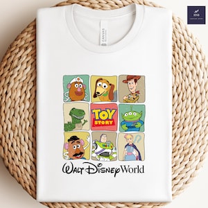 Komfortfarben Toy Story Shirt, Disney World Toy Story Shirt, Sie haben einen Freund in mir Shirt, Toy Story Filmfiguren T-Shirt, Disney Familie