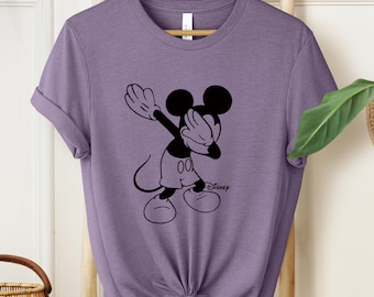 Camiseta de Mickey con colores cómodos, camisetas lindas de Mickey, camiseta retro de Mickey, camiseta de ratón, camiseta de vacaciones familiares, viaje familiar, regalo para amantes de Mickey